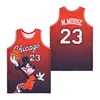 Film Goat 23 Myse Basketball Moive Jersey Film Fade College Pullover Pure Cotton Retro dla fanów sportowych Uniwersytet Oddychany emeryt koszula Hiphop zszyta