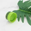 10g garrafas recarregáveis verdes de plástico vazio frasco de maquiagem pote viagem creme facial recipiente cosmético livre Nqflv