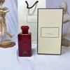 Mulheres Red Bottle Perfume Scarlet Poppy 3,4oz Ingredientes naturais Fragrância Colônia 100 ml Envio rápido