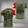 Camiseta masculina suíça exército camiseta verão em torno do pescoço manga curta suíço veteranos impressão camisa casual topos camisetas oversized tshirt