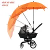 Pièces de poussette Umbrel et support de protection UV Protection UV Soleil Brolly pour le fauteuil roulant pour bébé Pram Pram