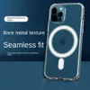 15 Max Hd Transparente Magnético Sem Fio De Carregamento TPU + PC Material Caixa De Telefone Móvel Para Iphone 14 Pro