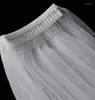 Brautschleier mit Spitzenapplikationen für die Hochzeit 3 Meter mit Kamm
