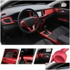 Autocollants de voiture Film de style intérieur Décalcomanies Accessoires Matt Placage Glace Moto Vinyle Wrap Changement de couleur Décoratif Drop Livraison Aut Otcaa