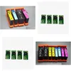 Andra skrivartillbehörsutbyteschips för Primera Bravo 4100/4101/4102 Disc Publisher Ink Cartridge Set of Bk C M Y Every 1 Pieces D DHDLV