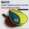 Table Tennis Sets Original STIGA Table Tennis Case Ping Pong Double-Deck Bag Sport Bag For PU Shell Racket Cover Square Racket Bag CP-9WRY 231127