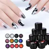 Nail Gel Biutee 12Color 8ml Nail Stamping Gel Polish White Black Print Nail Polish Stamp målning Soak Off UV Gel för nagelkonst Stamping 231127