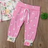 Ensembles de vêtements 0-24M Born Baby Girls Floral Tops Dress Pantalons Leggings Bandeau Tenues Ensemble de vêtements