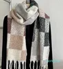 Scarves Plaid Winter Poncho Scarf Shawl And Wrap Cashmere Pashmina Blanket Bufanda Echarpe For Women Fashion Thick Bandana