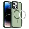 Magnetische Serie, Mil-Grade, durchscheinende, matte Rückseite, Anti-Fingerabdrücke, kratzfeste Magsafes-Handyhülle für das iPhone 15 Pro