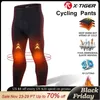Spodnie rowerowe X-Tiger Man Cylling BIB Spodnie zimowe termiczne spodnie rowerowe rowerowe rowerowe rowerowe 5D Padanie żelowe rowerowe wyposażenie rowerowe
