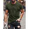 Magliette da uomo Moda di alta qualità Abbigliamento da uomo T-shirt oversize Y2k Elder Strass Designer Top manica corta Fitness Casual Street