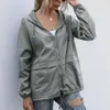 AL0LULU With Logo Women's Zipper Hoody Jacket Hiking Rainproof Jacket