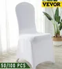 VEVOR 50 100 pièces housses de chaise de mariage Spandex housse extensible pour Restaurant Banquet el salle à manger housse de chaise universelle 2205126225498