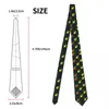 Bow Ties Black and Dark Green Guitar Men Kvinnor slipsar Skinny Polyester 8 cm Classic Colorful Neck for Cravat Accessories Business