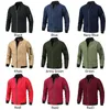 Herenjassen Heren Lente Herfst Outdoor Jas Pure Kleur Mouwzakken Meerdere Bomber Unisex Baseball Drop 231127