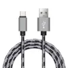 Snel opladen 2.4a Fabric USB C Cabels 1m 2m Type C Micro Data Laderkabel voor Samsung S20 S21 S22 S23 Utral Note 10 HTC Huawei