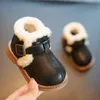 Boots Winter born Baby Girls Warm Plush Toddler Boys First Walkers Shoes Ankle 1 2 3 4 Year Chelsea Fashion 231127