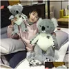 Pluszowe lalki 100-80 cm Big NT Australia Koala Plush Toy Soft Sched Bear Doll Toys Kids Juguetes For Girl