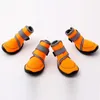 Chaussures Chaussures antidérapantes pour chiens pour petits chiens chihuahua chiot chaussures de marche orange chien de neige pour chiens moyens grands chiens