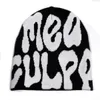 Beanie/skull Caps Mea Culpas Beanies for Women Men Knitted Couple Hats Ins New Bonnet Skullies Wool Hoods Lady Cold Freeshiping Gorro