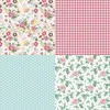 Gift Wrap Alinacutle Paper Pad Spring Flower 24 Sheet 6"X6" Scrapbook Design Patterned Pack Handmade Craft Background