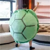 Gevulde Pluche Dieren Grappige Draagbare Schildpad Shell Speelgoed Creatieve Partij Cosplay Schildpad Pop Dier Kussen Kussen Interessante Gift