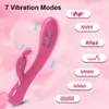 Adult products Powerful Rabbit Vibrator for Women Clitoris Stimulator Silicone Heating g Spot Vibrator Female Dildo Sex Toys for Adults 18 230316