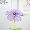 Decorative Flowers Simulation Linen Poppy Flower Home Birthday Decoration Backdrop Display Artificial Giant Flore Wedding Pograph Props