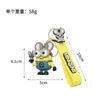 Despicable Me Minions Anime Peripheral Keychain Car Decoration Pendant Boys and Girls Gift Teenagers and Children's Favorite the twelve Chinese zodiac signs