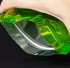 1/4oz Verschillende kleuren Zipperverpakking Mylar Bag Glanzende pakketzakken Platte handdelen Pakken Pouches