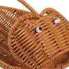 Geschirr Sets Nachahmung Rattan Baby Brot Container Desktop Lagerung Korb PP Obst Halter Für Küche Arbeitsplatte