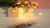 Epacket LED lapin chaîne lumières décoration de Pâques boîtier de batterie étanche mignon dessin animé lanterne nouvel an fête décoration21738676