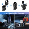 2022 nieuwste dubbele autocuphouder expander multifunction drink adapter verstelbare uitbreidbare bekerholder autopophouder adapter