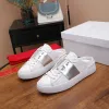 Mode Top Qualité Luxe Designer Casual Chaussures Voyage d'été Hommes Femmes Blanc Sneaker Marche Mocassins Talon Plat Cuir Run Randonnée Chaussure Cadeau Tennis Entraîneur Piste En Plein Air