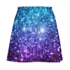 Gonne Galaxy Sparkle Stars Minigonna turchese blu viola rosa per donna 2023 Moda giapponese