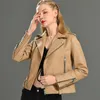 Jackets Spring Genuine Leather Jacket Women 2019 Fashion Real Sheepskin Coat Rivet Motorcycle Biker Jacket Female Sheep Leather Coat