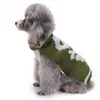 Suéteres roupas para cães suéter de malha inverno roupas quentes para gatos grandes cães pequenos natal oco traje crânio abóbora padrão