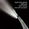 Fem-i-ett Sonic Vibration Light Guide Dry Cell Dental Sclaer, ett multifunktionellt instrument för rengöring av tänder och tungbeläggning, utrustad med LED-ljus