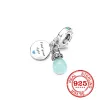 925 Charme kralen accessoires passen Pandora Charms Sieraden Sparkling Bulb Pacifier Balloon Angel Wings Dange