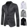 Abiti da uomo Elegante giacca da abito a maniche lunghe Tutti abbinati a un comodo blazer slim fit in stile coreano