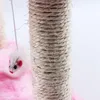 Scratchers Plush DoubleLayer Cat Tree Sisal Scratching Post Pet Cat Tree House Furniture with Mouse Ball Toys for Play Jump Funny Cat Toy