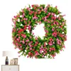 Decoratieve bloemen bloemenkrans hanger over de deur grote metalen haak voor kerst paas front xmas feestbenodigdheden