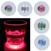 Party Favor Glow in the Dark Led Cup Sticker Pad Mat Illuminate Bottle Cup Light Coaster for Holiday Nightclub Bar Party Home Decorations