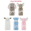 Cobertores panorâmicos para bebê Plush Cobertores Consolador de inverno Cheque de cama de inverno Cinza elefante garoto menino menina swaddle wrap Cobertor Infantil Quilt 230427