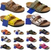 Sandali 2023 Designer Birks Infradito uomo Pantofole Arizona Nero Bianco Marrone Rosso Pelle scamosciata serpente Zoccoli Uomo Donna Spiaggia Scarpe outdoor Motion current 62ess