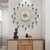 Wall Clocks Silent Digital Clock Hands Mechanism Clockwork Modern Design Luxury Art Metal Horloge Living Room Decoration