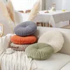 Подушка конфетного цвета, тыква, круглая, украшение для дивана, автомобиля, балкона, El, гостиная, мягкая