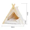 Mats Pet Tent for Dogs Cat Bed Portable Removable Washable for Outdoor Indoor Kitten Houses Travel Teepee Puppy Cave with Cushion Bed