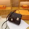 مصمم Usisex Totes Retro Square Square Explase Vintage Vintage Handbag Case Case Crossbody Bags Conder Fashion Pressed Pressed Pressed